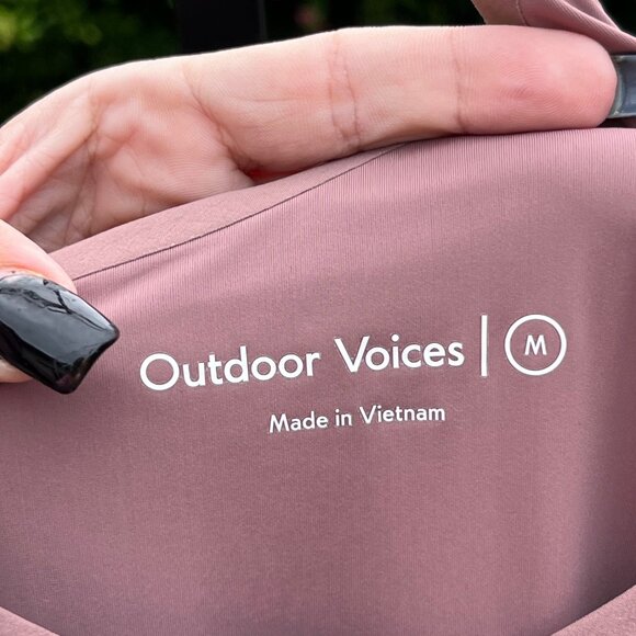 Outdoor Voices The Exercise Dress in Pinot Mauve / Pink  Size M - Picture 7 of 11
